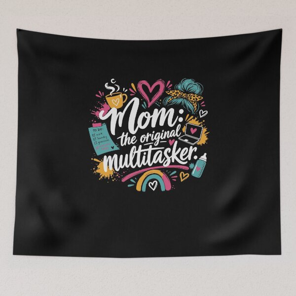 Item preview, Mom: The Original Multitasker – Funny Mom Design designed and sold by FreshPixelArt.