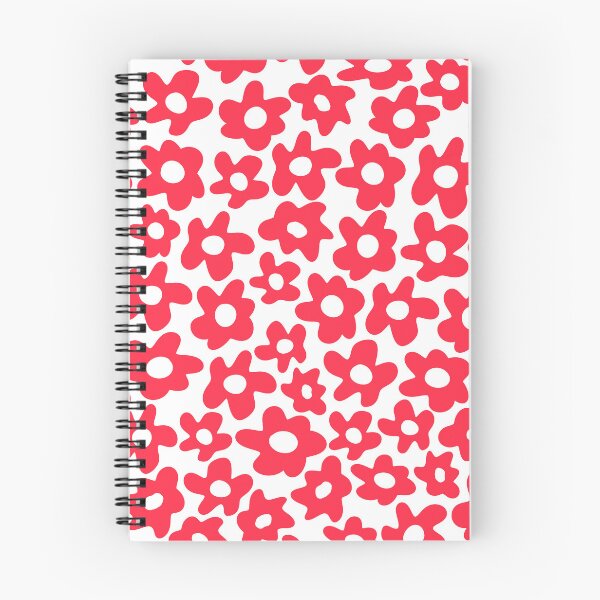 Item preview, Red Retro Flowers Pattern designed and sold by Jeallan Designs.