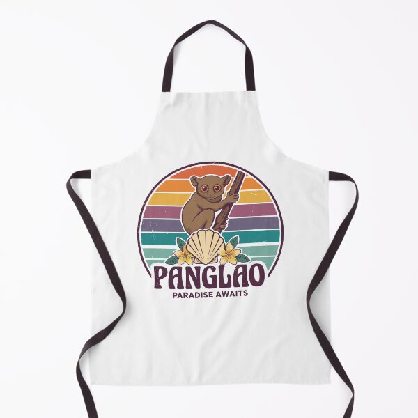 Item preview, Panglao - Tarsier Retro Tropical Island designed and sold by JessArty ⭐⭐⭐⭐⭐.
