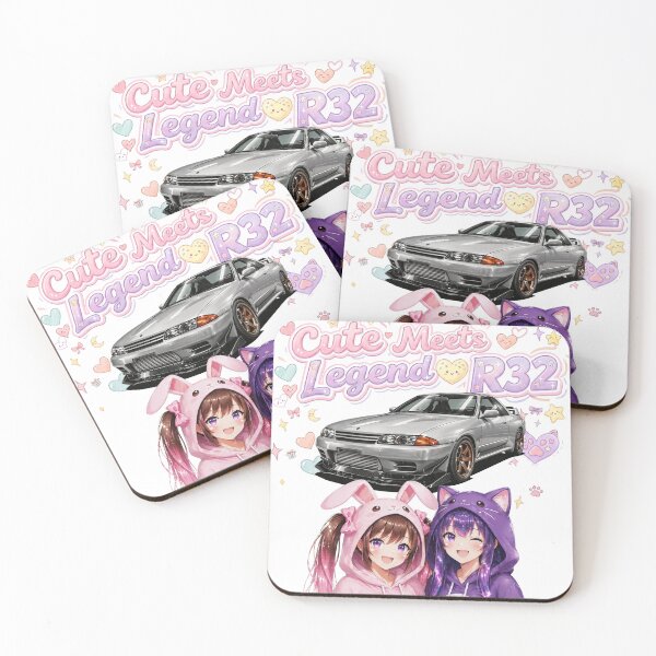 Item preview, Cute Meets Legend: R32 Skyline & Anime Girls | Akihabara Motors designed and sold by AKIHABARAMOTORS.