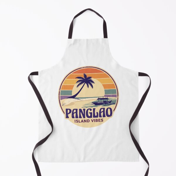 Item preview, Panglao - Island Palm Tree Sunset Retro Boating designed and sold by JessArty ⭐⭐⭐⭐⭐.