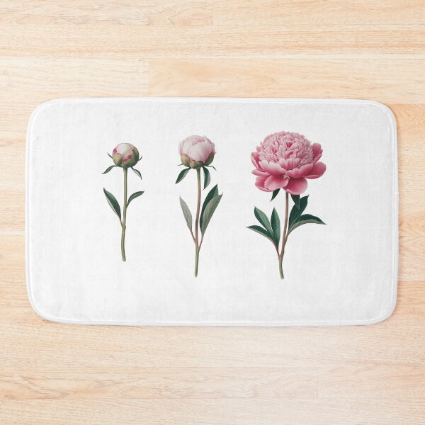 Item preview, Blooming garden, peony, three phases of growth, beautiful flowers designed and sold by wizard-work.