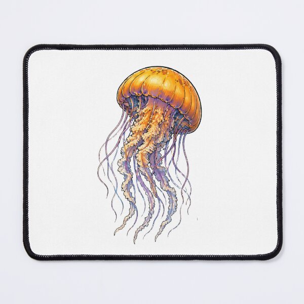 Item preview, Colorful Jellyfish – Ocean Art Design designed and sold by Combat Skies.
