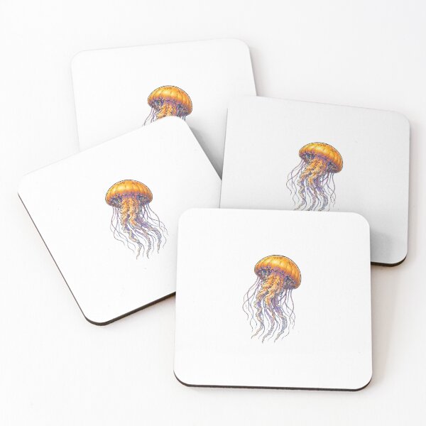 Item preview, Colorful Jellyfish – Ocean Art Design designed and sold by Combat Skies.