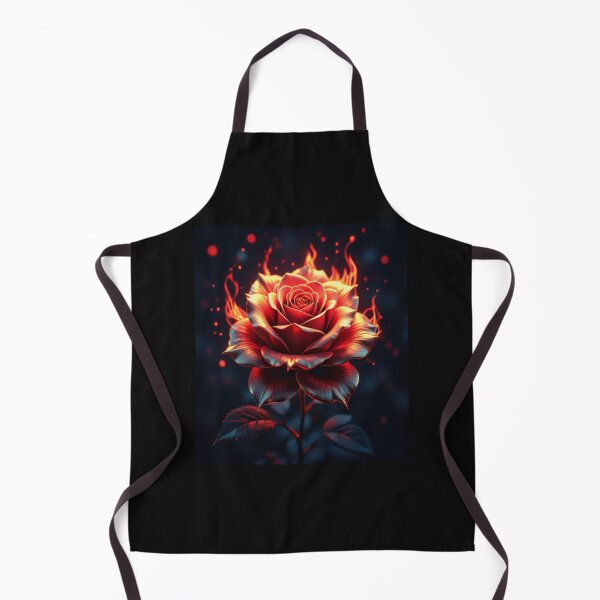 Item preview, Burning Rose – Fiery Red Flower Dark Aesthetic Design designed and sold by Dreaming Scheming Grinding Studio.