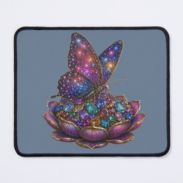 Item preview, Cosmic Butterfly Gemstone Fantasy Art designed and sold by ALWAHO.