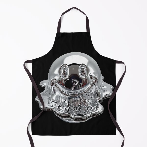 Item preview, Melting chrome smiley face 11 designed and sold by Neon G.