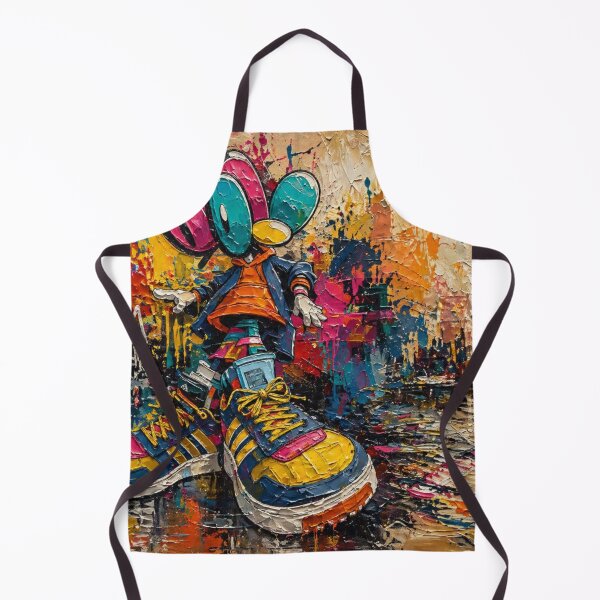 Item preview, Street Art Mouse Character Graffiti Cityscape designed and sold by RawEdgeStudios.