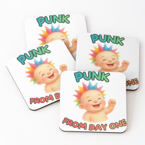 Item preview, Punk From Day One: Rainbow Mohawk Baby designed and sold by Liberty4Punk.
