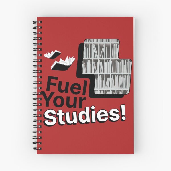 Item preview, Fuel Your Studies: Motivational Academic Library Design designed and sold by TZAR WORKS.