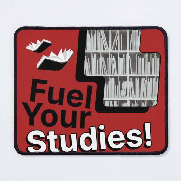 Item preview, Fuel Your Studies: Motivational Academic Library Design designed and sold by TZAR WORKS.