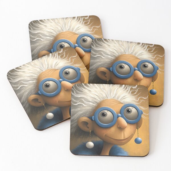 Item preview, Whimsical Portrait of an Elderly Character with Style designed and sold by Artessie.