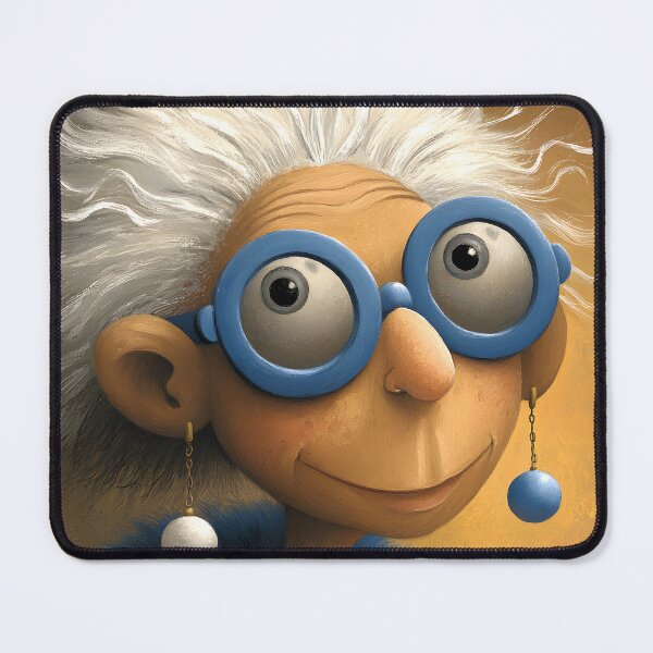 Item preview, Whimsical Portrait of an Elderly Character with Style designed and sold by Artessie.