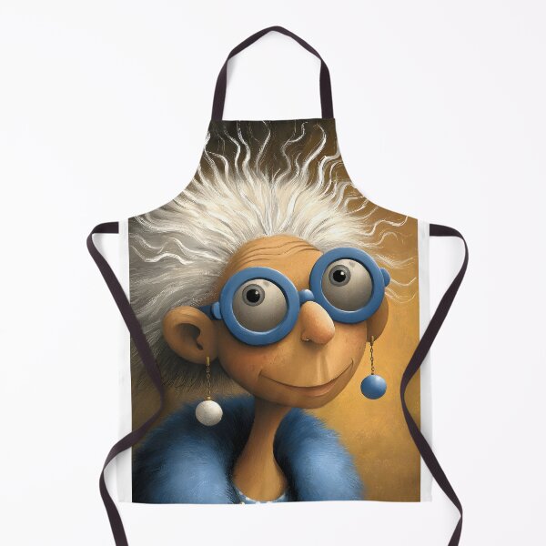 Item preview, Whimsical Portrait of an Elderly Character with Style designed and sold by Artessie.