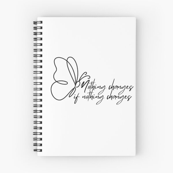Item preview, Nothing changes if nothing changes designed and sold by bruise+blush.
