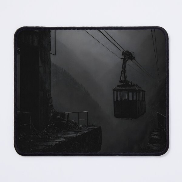 Item preview, Lonely Cable Car in the Mountains – Melancholy 016 designed and sold by Capone-Gallery.