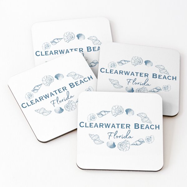 Artikelvorschau, T-Shirt mit Muschelkreismotiv aus Clearwater Beach, Florida | Strand-Souvenir-T-Shirt | Ozeaninspirierte Florida-Bekleidung entworfen und verkauft von DonnaRaine.