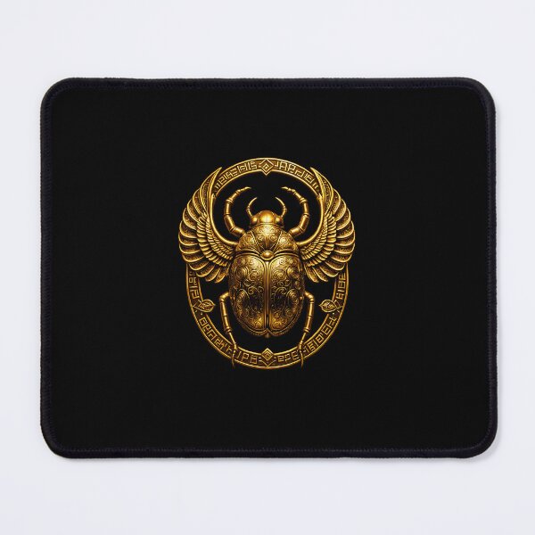 Item preview, Golden Scarab Mythology Egyptian Aesthetic Design designed and sold by Kemet Aura.