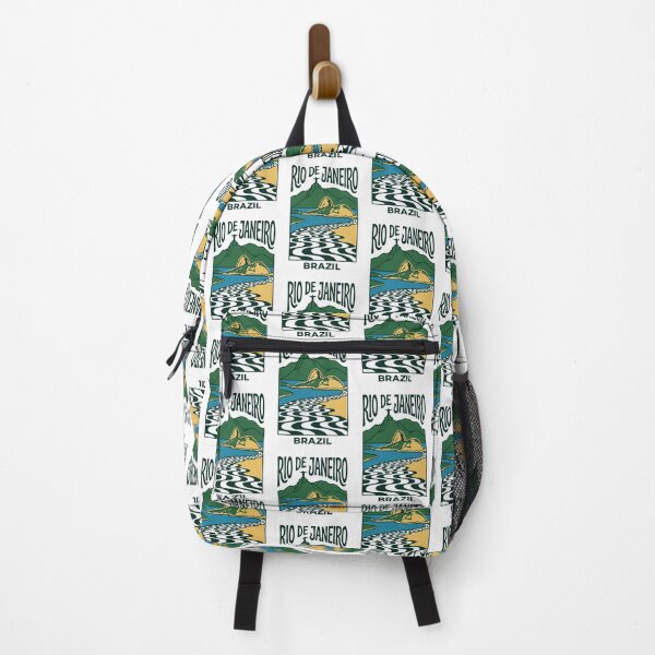 Item preview, RIO DE JANEIRO | CORCOVADO & COPACABANA LANDSCAPE VECTOR ART designed and sold by Hamza Mrizak.