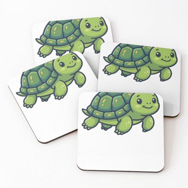 Item preview, Cute Turtle Cartoon – Kawaii Animal Design for Slow Life Lovers designed and sold by JA World - Art & Design.