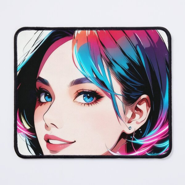 Item preview, Pop Art Girl with Colorful Hair – Vibrant Aesthetic Streetwear Design designed and sold by DpressedCo.