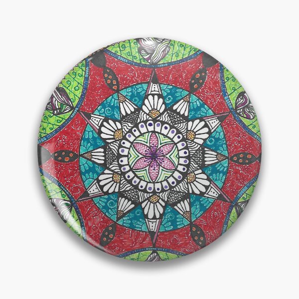 Item preview, Penny - Hand Drawn Complex ASMR Mandala designed and sold by AJPrettyObscene.