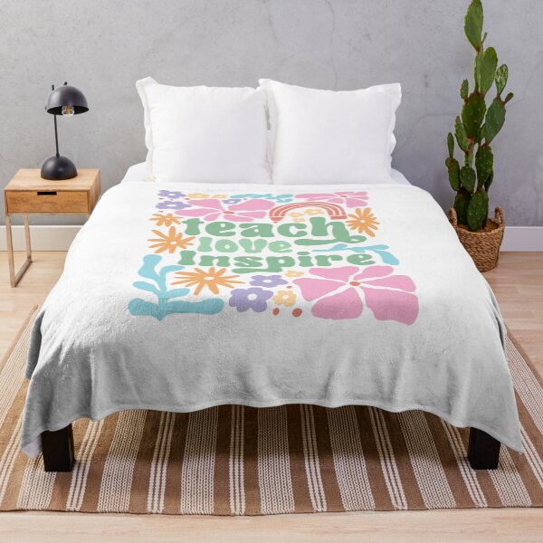 Item preview, Teach Love Inspire Groovy 70s Floral Garden Aesthetic designed and sold by krystalRomanart.