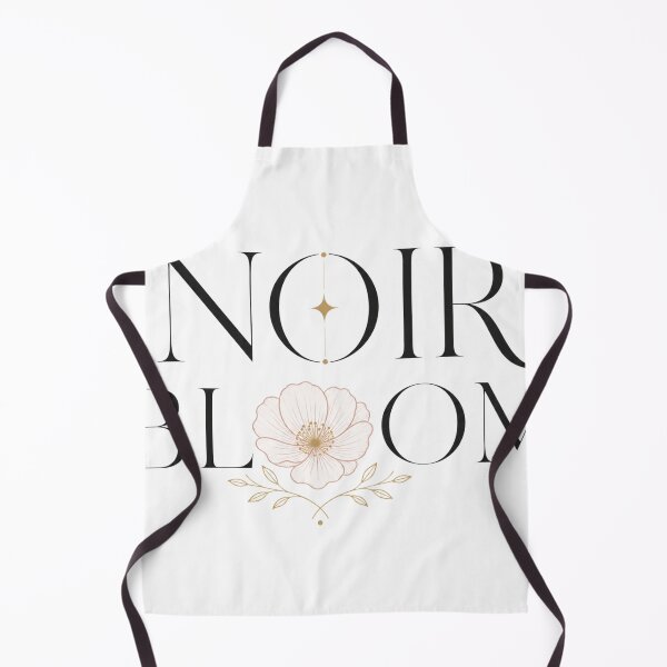 Item preview, Noir Bloom Elegant Floral Typography designed and sold by FusiTink.