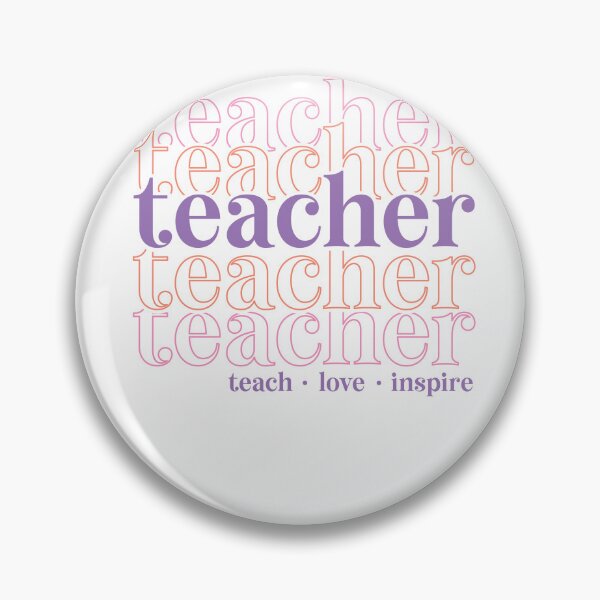 Item preview, Teach Love Inspire Boho Rainbow Apple School Teacher (2) designed and sold by krystalRomanart.