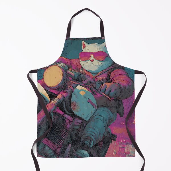 Item preview, City Quirky Cat Adventures Two Wheels Humor Style designed and sold by ART ATTACK ZONE.