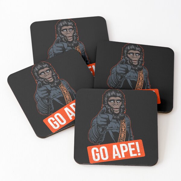Item preview, Go Ape Retro Primate Poster designed and sold by redwane.