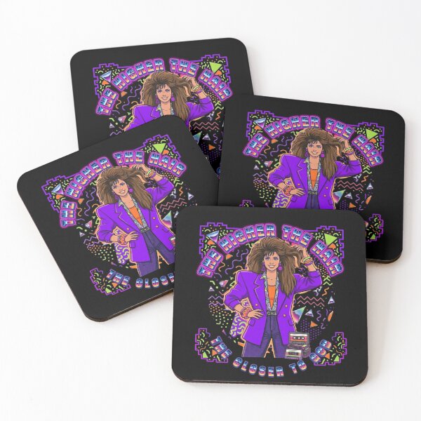 Item preview, Retro 80s Big Hair Closer To God Quote designed and sold by KelliesGrafix.