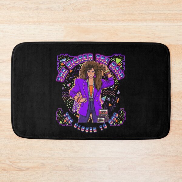 Item preview, Retro 80s Big Hair Closer To God Quote designed and sold by KelliesGrafix.
