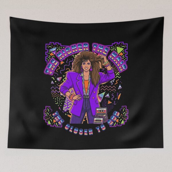 Item preview, Retro 80s Big Hair Closer To God Quote designed and sold by KelliesGrafix.