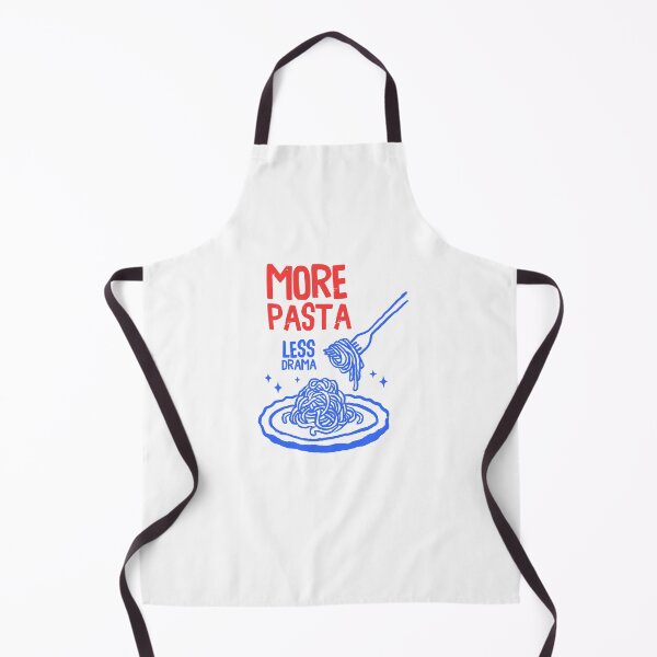 Item preview, More Pasta Less Drama Funny Foodie Kitchen designed and sold by krystalRomanart.