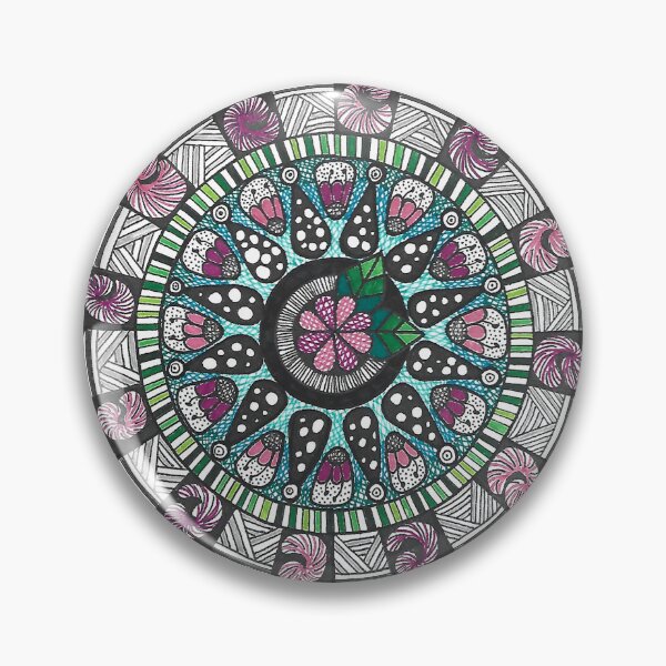 Item preview, Seaside - Hand Drawn Mandala Original Design designed and sold by AJPrettyObscene.