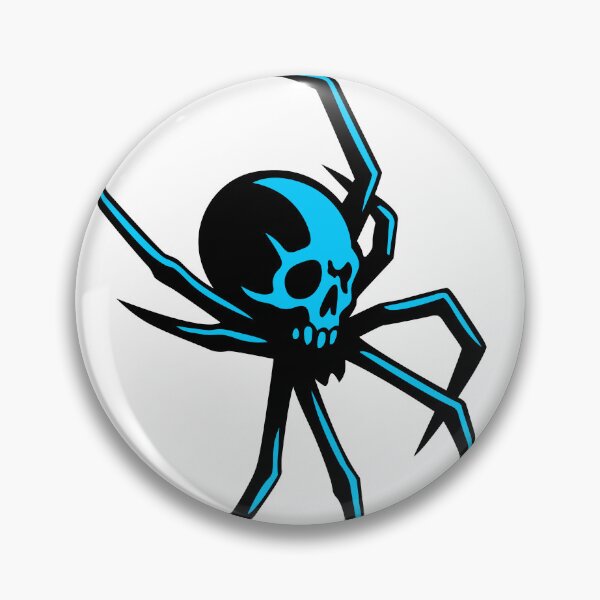 Item preview, Cybergoth spider with blue skull. Cybertribal designed and sold by Tribalgothss.