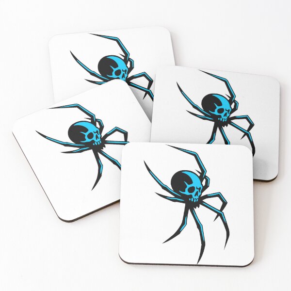 Item preview, Cybergoth spider with blue skull. Cybertribal designed and sold by Tribalgothss.