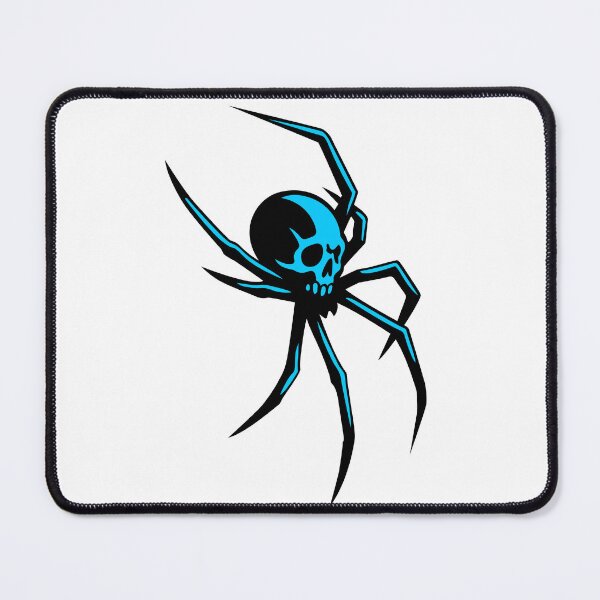 Item preview, Cybergoth spider with blue skull. Cybertribal designed and sold by Tribalgothss.
