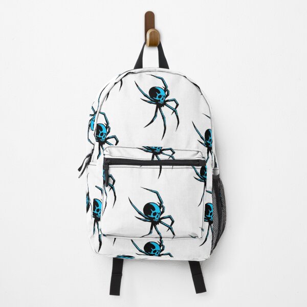 Artikelvorschau, Cybergoth-Spinne mit blauem Totenkopf. Cybertribal entworfen und verkauft von Tribalgothss.