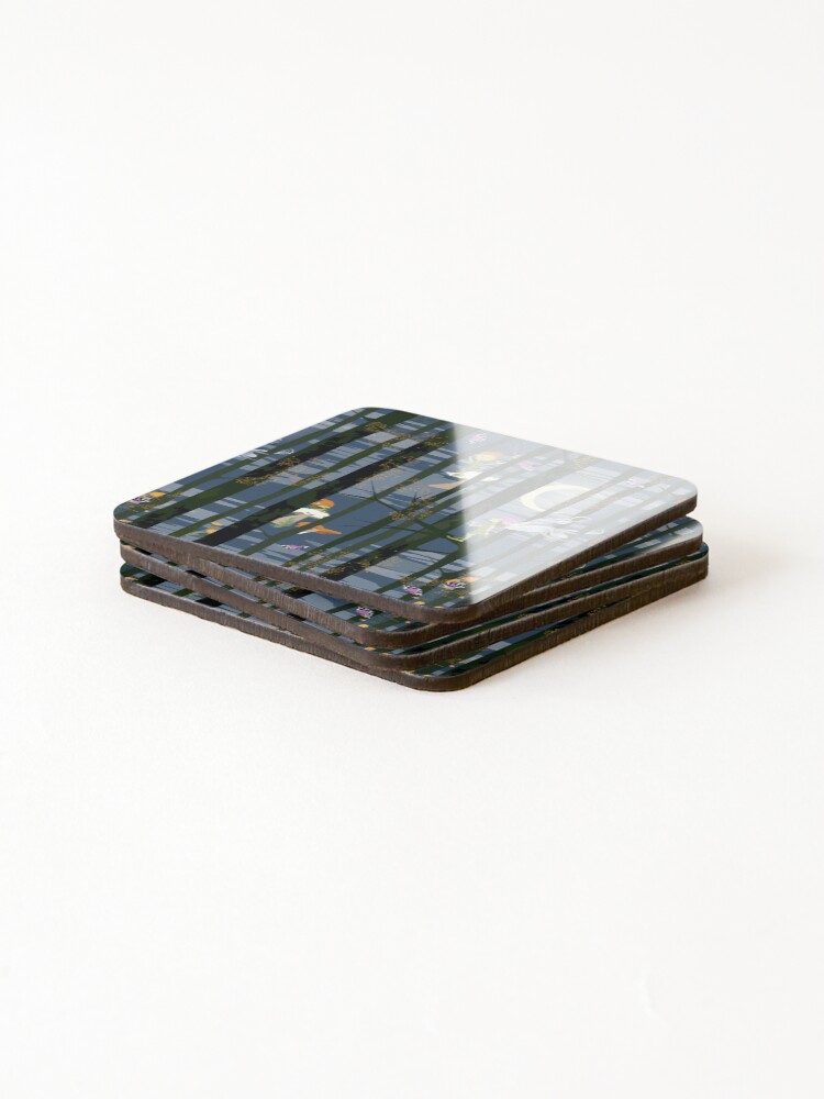 Thumbnail 4 of 5, Coasters (Set of 4), pixie night designed and sold by kobyakov.