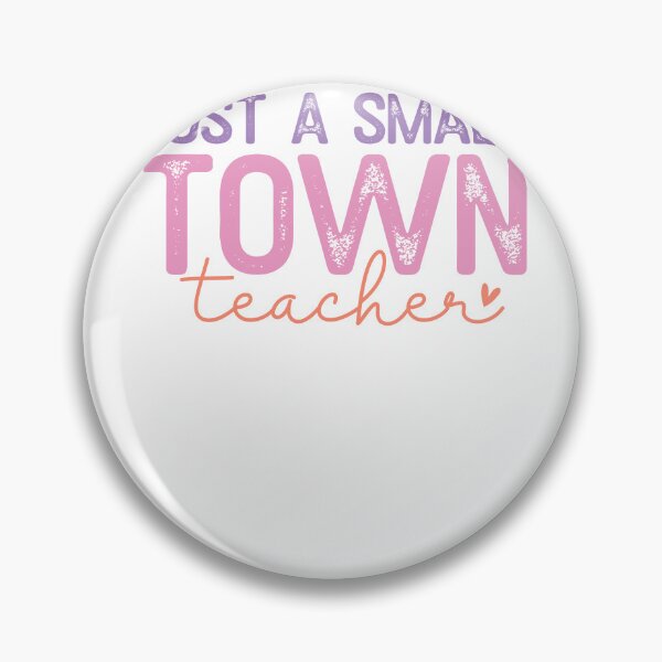 Item preview, Just A Small Town Teacher Retro designed and sold by krystalRomanart.