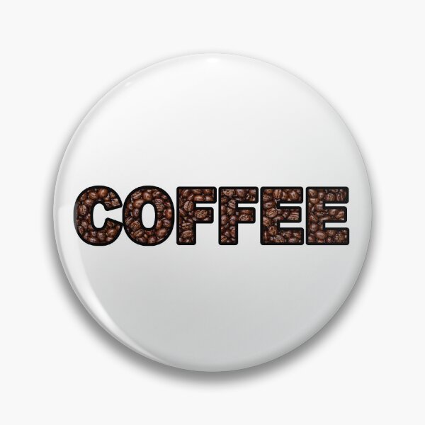 Item preview, Word "Coffee" filled with coffee beans and black border.  designed and sold by shorethings.