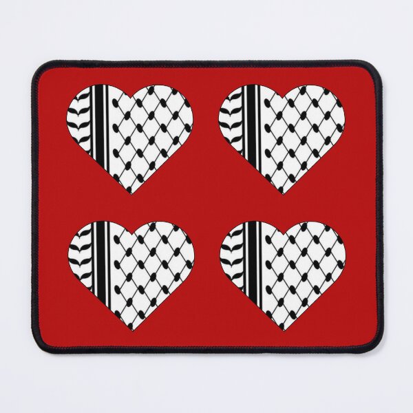 Item preview, Palestine Keffiyeh Hearts designed and sold by Qalam&Pixel.