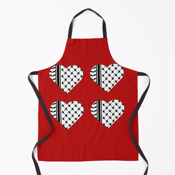Item preview, Palestine Keffiyeh Hearts designed and sold by Qalam&Pixel.