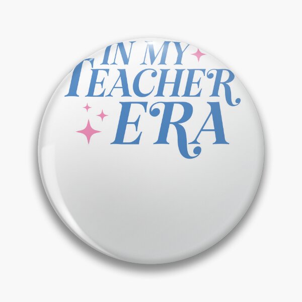 Item preview, In My Teacher Era Aesthetic Retro Blue Sparkles designed and sold by krystalRomanart.