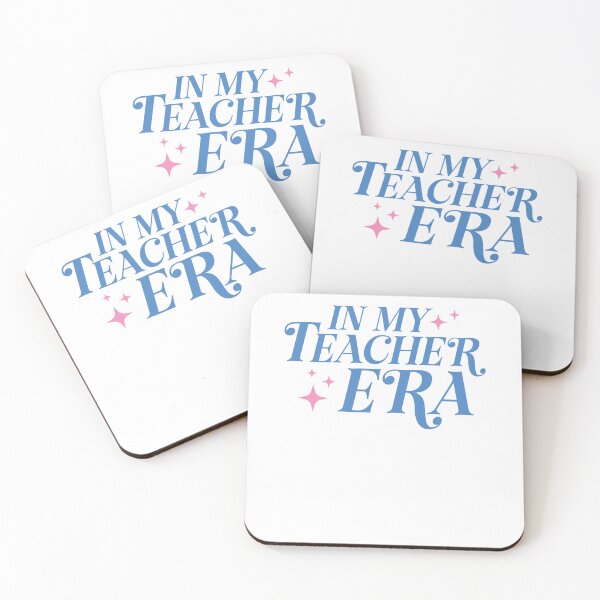 Item preview, In My Teacher Era Aesthetic Retro Blue Sparkles designed and sold by krystalRomanart.
