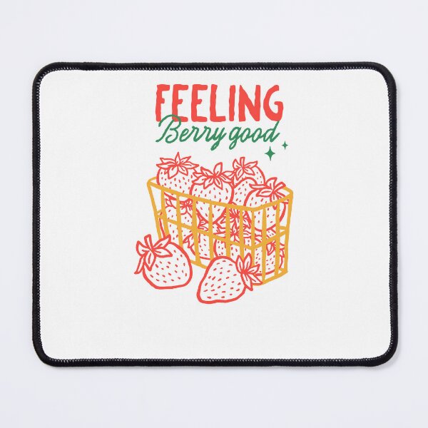Item preview, Feeling Berry Good Strawberry Fruit Basket Retro designed and sold by krystalRomanart.