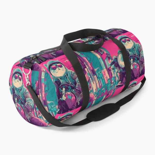 Item preview, Pink Quirky Cat Adventures Two Wheels Humor Style designed and sold by ART ATTACK ZONE.