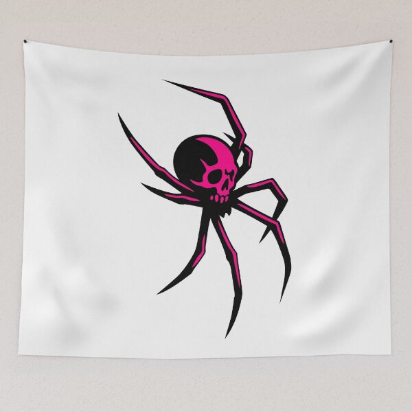 Item preview, Cybergoth spider with pink skull. Cybertribal designed and sold by Tribalgothss.